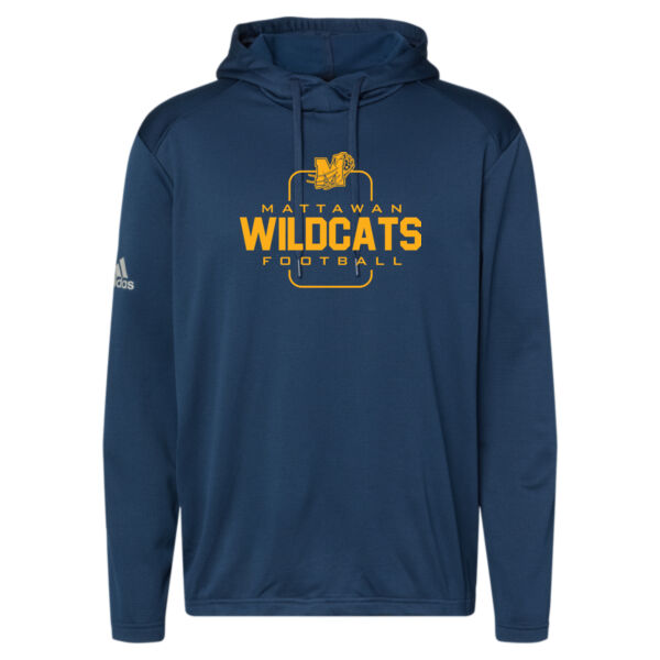 Men's Textured Mixed Media Midweight Hooded Sweatshirt Thumbnail