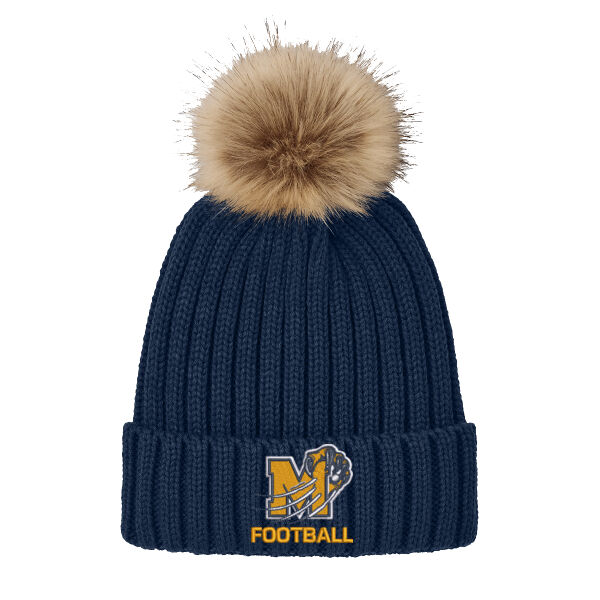 Faux Fur Pom Beanie Thumbnail