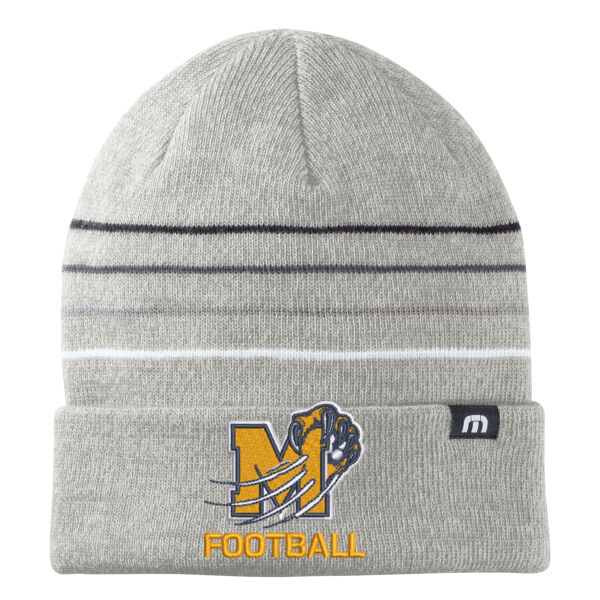 TM- Striped Cuffed Beanie - Striped Cuffed Beanie Thumbnail