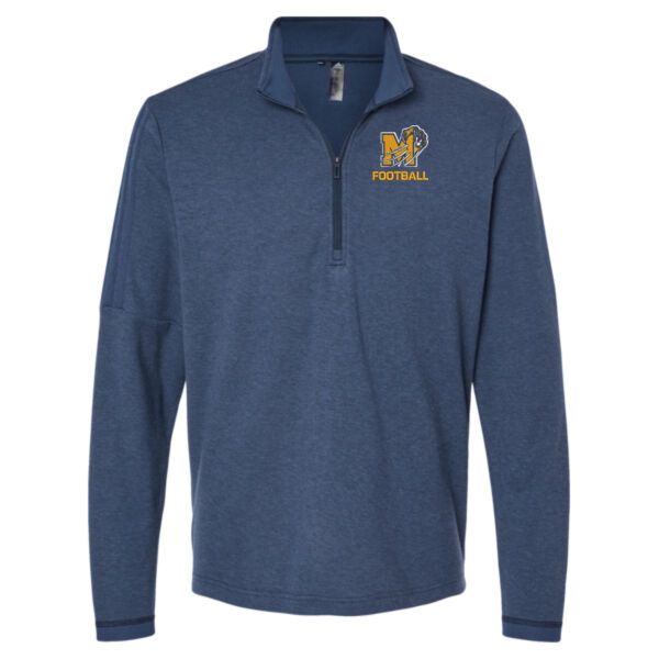 New -  - 3-Stripes Quarter-Zip Sweater - left chest  Thumbnail