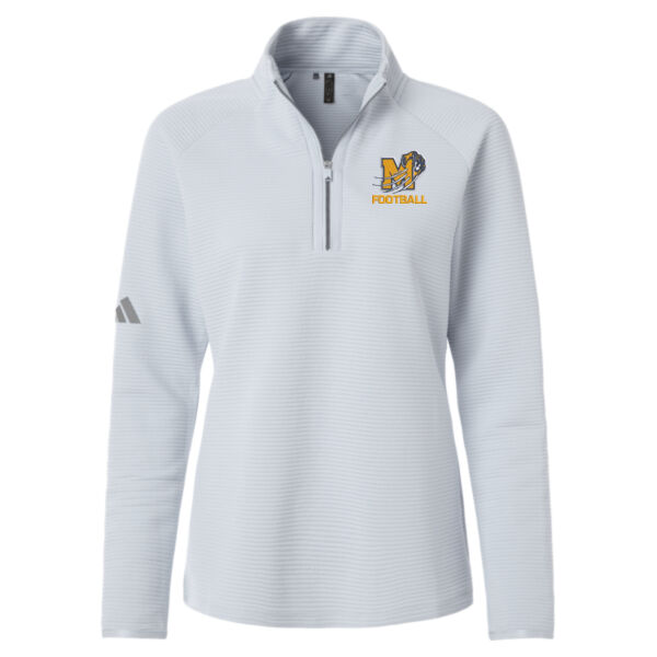 New -  - Adidas Women's Spacer 1/4-Zip Pullover - left chest  Thumbnail