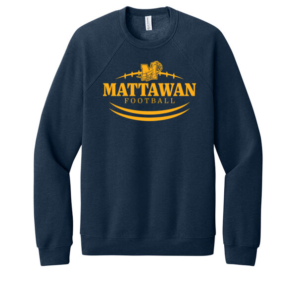 BELLA+CANVAS® Unisex Sponge Fleece Raglan Sweatshirt Thumbnail