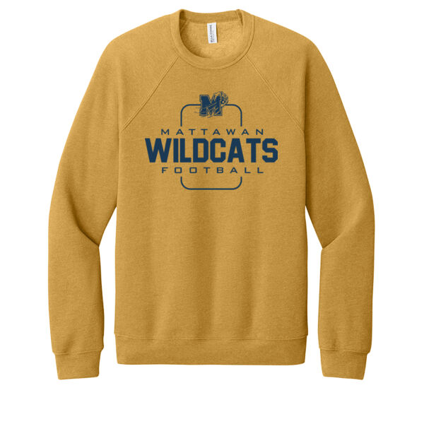 BELLA+CANVAS® Unisex Sponge Fleece Raglan Sweatshirt Thumbnail